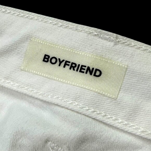 Torrid Boyfriend Jeans Distressed White Wash 24R - Picture 11 of 15